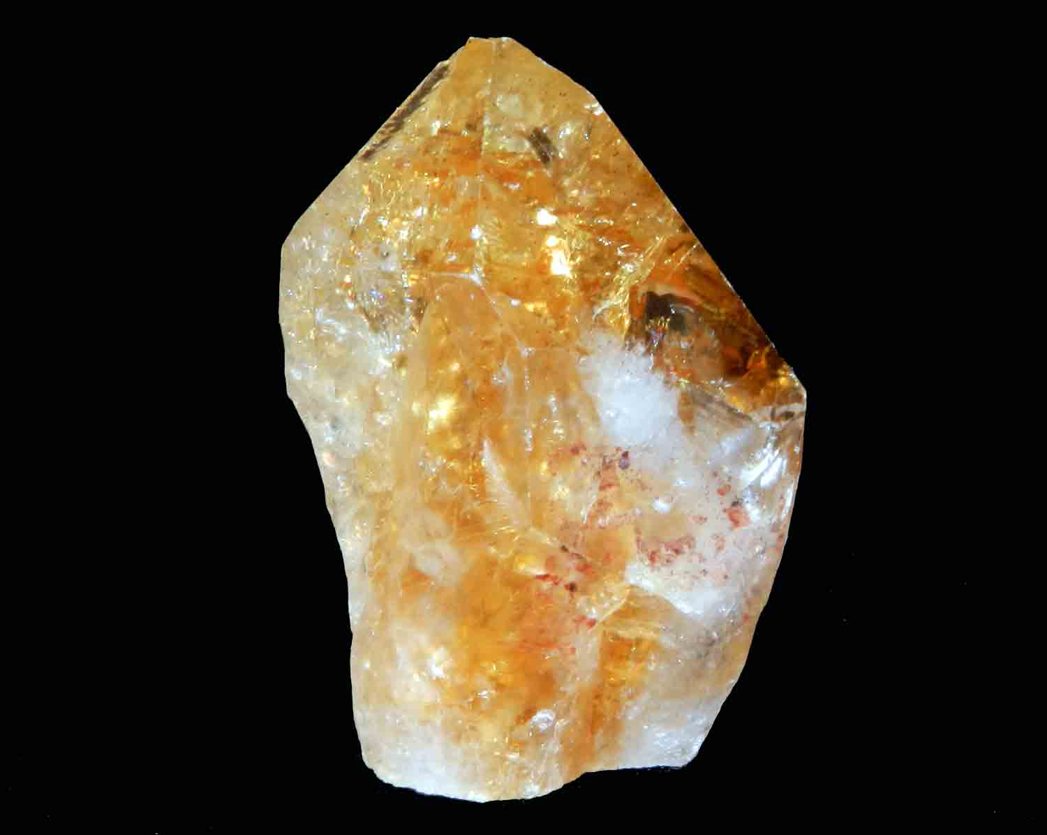 L'Arca di Noè - Quarzo Citrino Punta Lapidata (1) mm 36 Cristallo Minerali  Lavorati Cristalloterapia [M20961]