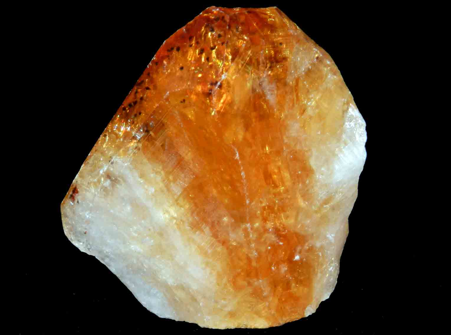 L'Arca di Noè - Quarzo Citrino Punta Lapidata (6) mm 38 Cristallo Minerali  Lavorati Cristalloterapia [M20966]