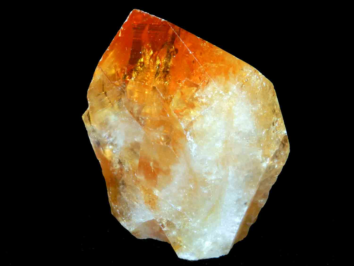 L'Arca di Noè - Quarzo Citrino Punta Lapidata (8) mm 40 Cristallo Minerali  Lavorati Cristalloterapia [M23543]